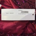 Revelry Starla Sequin Dress Size 18 Cabernet Photo 12
