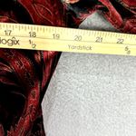 Notations  Velvet Paisley Print Top Womens Large Beaded‎ Accent Boho Whimsigoth Photo 5