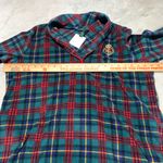 Ralph Lauren Lauren  Plaid nightgown long sleeve fleece Photo 7