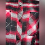 Rails  Women’s Leo‎ Frayed Plaid Pearl Snap Button Flannel Top EUC Size XS Photo 3