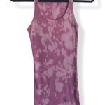 Aeropostale Purple Bleach Tie Dye Ribbed Tank Top Photo 0