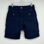 Kuhl Womens 6 Navy Blue Splash Cargo Hiking Outdoor Bermuda Shorts 10" Inseam Photo 1