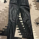 ZARA  Black Leather Pants Faux Photo 0