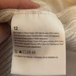 Lululemon Sweater Women's Size 12 Knit Long Sleeve Cardigan Knit White Opal Photo 3