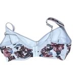 Cacique Women's Floral T-Shirt Bra 42F Rose Print Adjustable Straps Photo 3