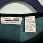 Carolyn Taylor NWT  for by Design Floral Blouse Medium Velvet Neckline Photo 8