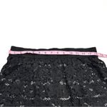 Victoria's Secret Victoria’s Secret Black Lace Sheer Mini Skirt Photo 4