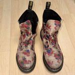 Dr. Martens DR. DOC MARTENS FLORAL PATTERN W/ TAN BURLAP BOOTS RARE  SIZE US 9 Photo 1