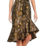 Antonio Melani Antonio Melani Baroque Tapestry Jacquard Old World Ruffle Hem Dress 4 Gatsby Photo 0