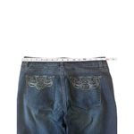 White House | Black Market WHBM Blanc Dark Wash Embellished Jeans Size 8 Photo 4