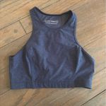 Outdoor Voices  Athena crop top navy crop top bra size large Photo 1