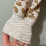 Aerie  Brown & Cream Animal Print Boxy Fit Sweatshirt Womens XS Leopard Oversized Photo 6