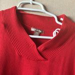 White Stag FINAL MARKDOWN  Red Knit Sweater Cotton Blend large Photo 2