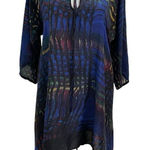 Johnny Was  Colorful Flowy Lightweight Boho Tunic Blouse Top Dress size Small Photo 0