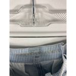 American Eagle  Striped Tie Waist Blue Paperback Shorts Size 6 Photo 3