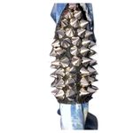 Blue Acid Wash Button Down Long Sleeve Denim Shirt Photo 4