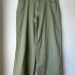 Princess Polly Ramos Sage Green Low Rise Denim Wide Leg Jeans 12 Photo 6