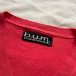 B.U.M. Equipment pink v neck oversized tee Size undefined Photo 4