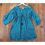 Tommy Bahama  green sheer geometric print coverup size small Photo 7