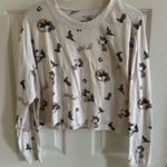 American Eagle Peanuts Snoopy Yee Haw Western Super Soft Lounge Top Womens M Photo 0