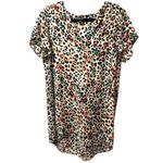 Torrid Women’s Animal Print Georgette Hi-Lo Tunic Blouse Size 00 M|10 Photo 8