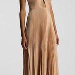 ALC Frank A.L.C. Athena II Halter Satin Pleated Dress, Size 2, BRAND NEW, $695 Photo 4