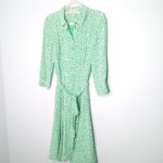 Hobbs London  green floral midi dress Photo 1