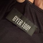 Byer Too! Y2k 90's vintage strappy dress with floral glitter S see measurements Black Photo 5