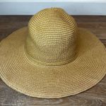 NWOT Time and Tru Wide Brim Straw Floppy Packable Summer Beach Hat, OS Tan Photo 4