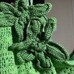 Anthropologie Farm Rio Halter Floral Ruffle Crochet Mini Dress Photo 6