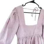 Ganni Hemp Dress in Light Lilac NEW Photo 3