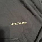 Lonely Ghost  Navy Blue Hoodie Photo 2