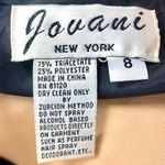 Jovani Sheer Illusion Lace Evening Gown Black Beaded Maxi 8 Formal Prom Black Tie Photo 10