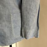 Kasper 100% Linen Women's Blazer Light Blue Size 10 Photo 2