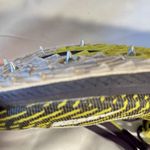 New Balance Track & Field Spike Shoes Size 9.5 Yellow Grey Mesh Lace up Xcountry Photo 5