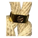 Michael Kors Holly Sandals Women's Size 6M Brown Rope Trim Wedge Heel Photo 4