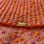 St. John  Knit‎ Jacket, Boucle Fringe, Gold Tone Buttons,Size Large Photo 3