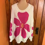 POL  Bright Flower Beachy Sweater Photo 8