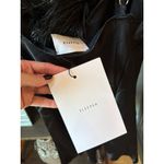 Sleeper Feather Mini Slip Dress Black Womens Size Medium Photo 7