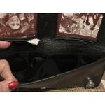 Brighton Black Leather Floral Embroidery Beaded Large Organizer Wallet Crossbody Photo 9