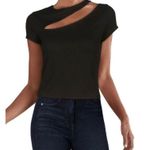 AQUA Cut Out Ribbed Tee Photo 1