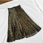 ZARA ★ Satin Effect High Waist Animal Print Satin Skirt - Leopard Print ★ Photo 2