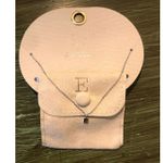 A New Day  NWT Sterling Silver "E" Initial Necklace 16" w/3"Ext Photo 0