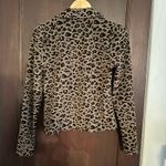 Z Supply | Charley Leopard Motorcycle Jacket \ French Terry | Size Small Photo 2