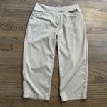 Tail Women's Golf Cropped Pants Beige Stretch Casual Athleisure Size 4 Tan Photo 0