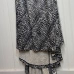 Camille La Vie NWT  Animal Print Sequin Halter Open Back Maxi Dress Size 4 Photo 2