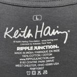 Ripple Junction Keith Haring See Hear Speak No Evil Oversized Art T-Shirt L Photo 3