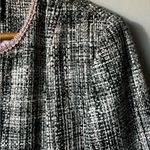 Sag Harbor  Tweed Blazer grey/white/pink in size 12. Classic Capsule piece Photo 8