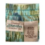 st. john's bay St. John’s Bay Tiered Crinkle Maxi Skirt Blue Green Floral Boho Size M Photo 2