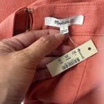 Madewell Peach  Linen Blend Midi Skirt Sz 4 Cottagecore Coastal Earthy, Clean Photo 7